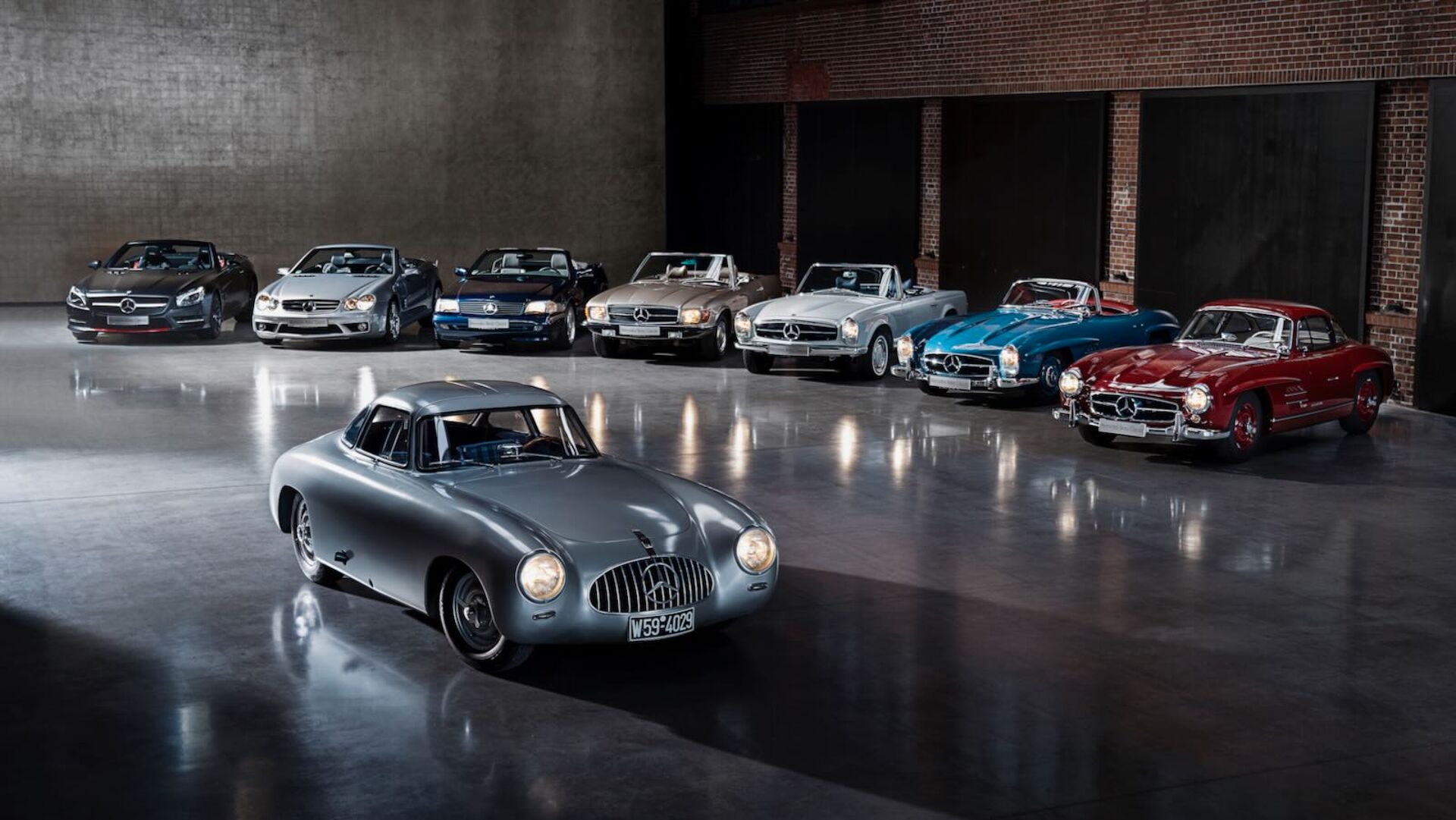 Mercedes SL generaciones