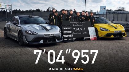 El Xiaomi SU7 Ultra se convierte en el eléctrico más rápido en Nürburgring