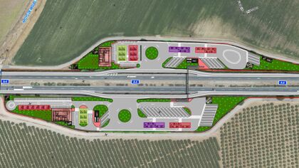 Así serán las estaciones de carga ultrarrápida para coches eléctricos del Gobierno