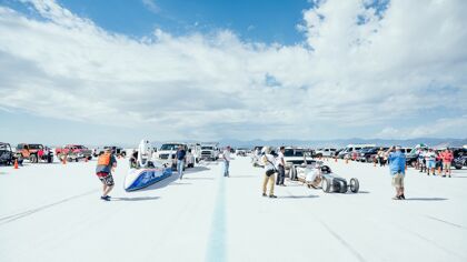 Bonneville Salt Flats: el desierto de sal ideal para batir récords de velocidad