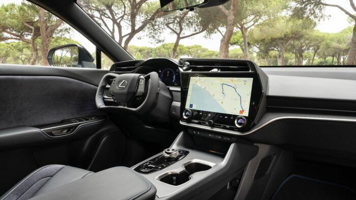 Lexus RZ 550e F Sport Interior 3 700x394