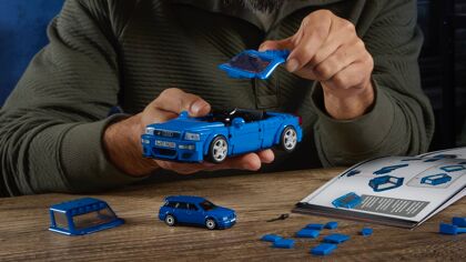 Este Audi RS2 Avant de Mattel Brick Shop Hot Wheels quiere devolverte tu juventud