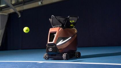 Lexus Signature Shot: la máquina lanzapelotas de tenis llevada a otro nivel