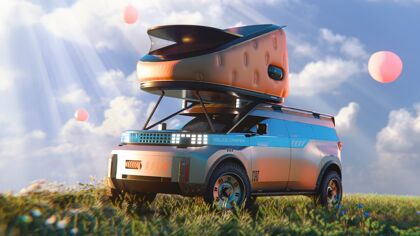 Fiat Dolce Camper Concept: ¿llegaremos a ver este peculiar y colorido camper?