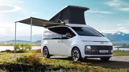 Hyundai Staria Camper Concept: porque una camper también puede ser eléctrica y futurista