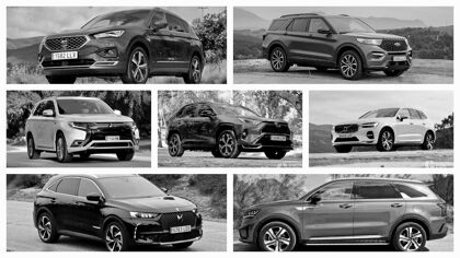 SUV híbridos enchufables grandes de segunda mano